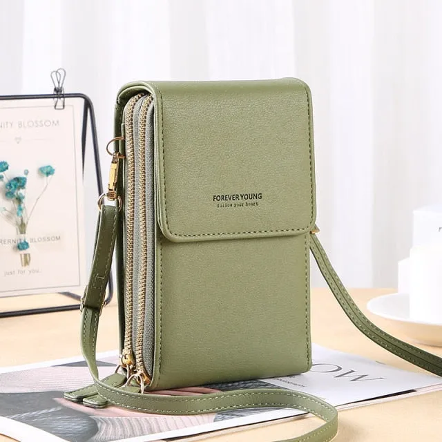 Crossbody Wallets  Shoulder Bags Long Purse Multi Functional Cell Phone Bag