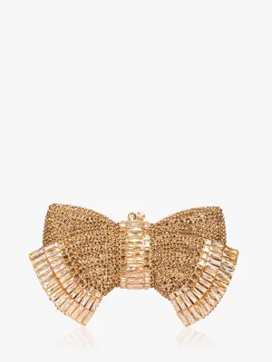 Crystal Studded Amelia Bow Clutch