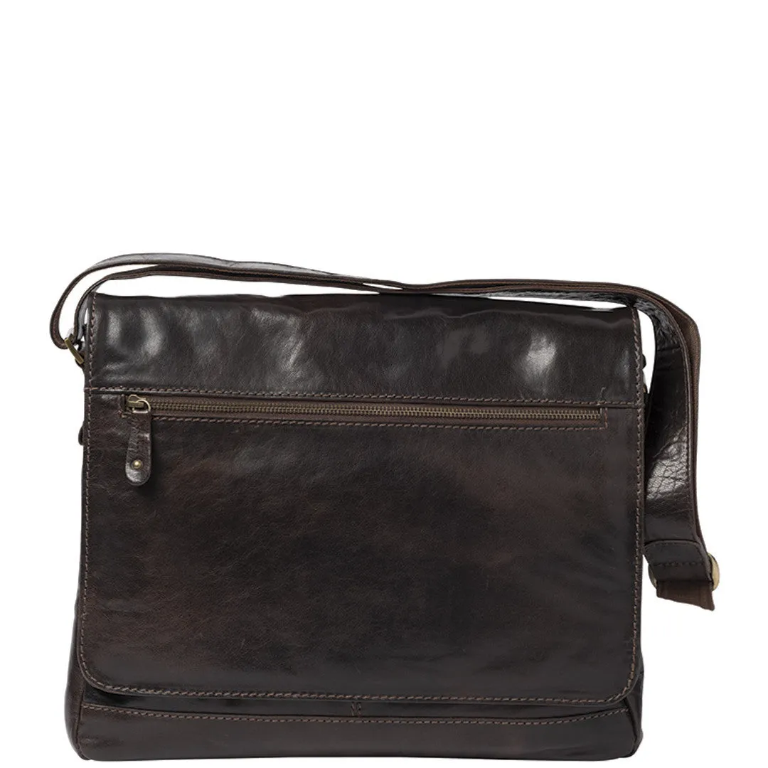 DECLAN LEATHER LAPTOP BAG