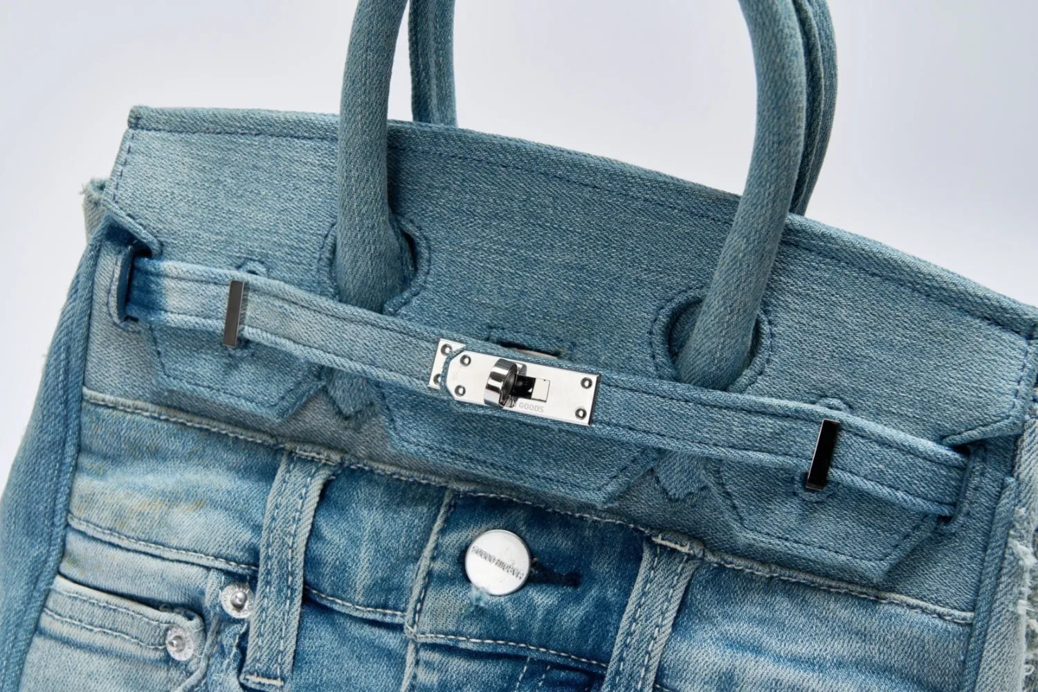 Denim Blue Lounge Bag Mini