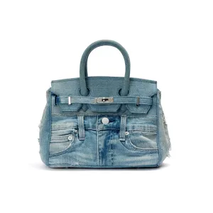 Denim Blue Lounge Bag Mini