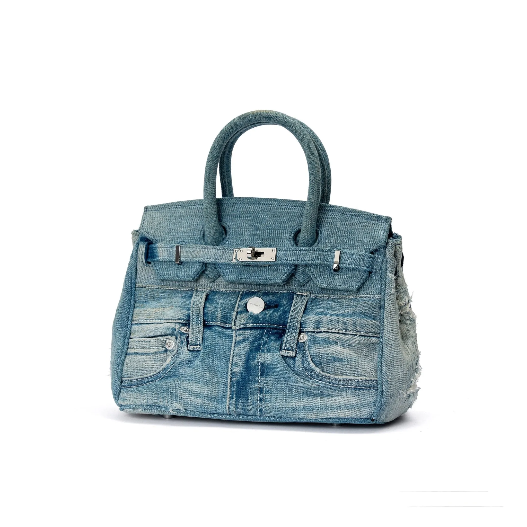 Denim Blue Lounge Bag Mini