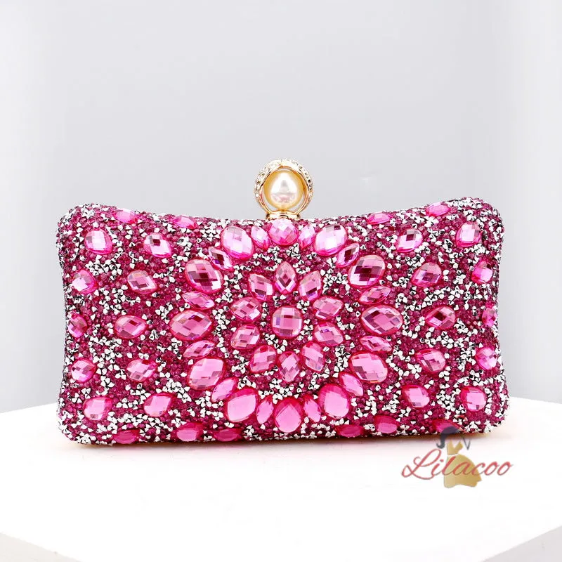 Diamond Bag Ladies Banquet Evening Bag