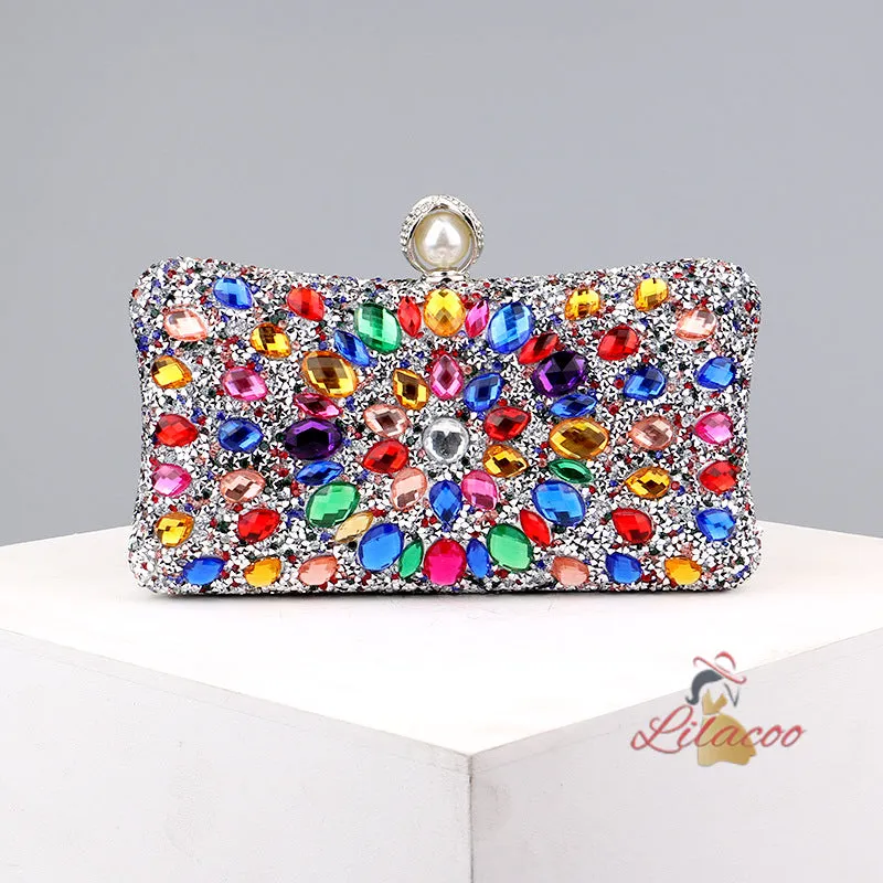 Diamond Bag Ladies Banquet Evening Bag