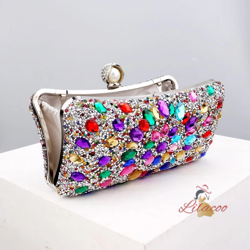 Diamond Bag Ladies Banquet Evening Bag