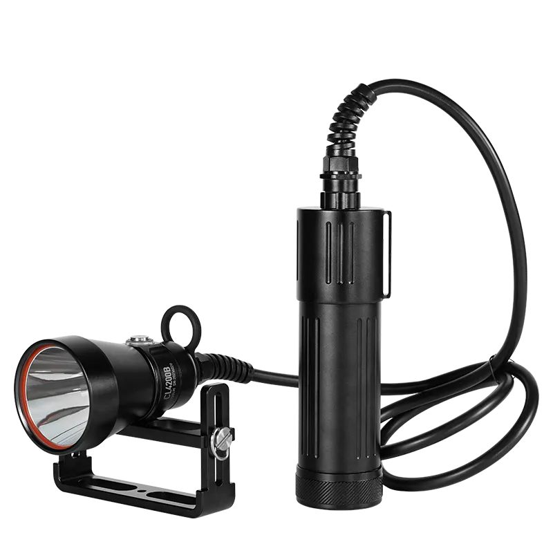 Divepro CL-8 Backmount 4200 Lumen Umbilical Torch with BM Cable