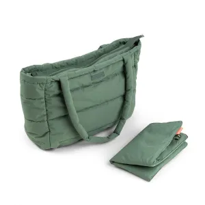 Done by Deer Quilted Changing Tote Bag - Green