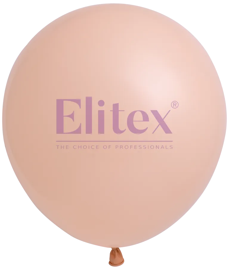 Elitex 18" Pastel Beige Latex Balloons 10ct