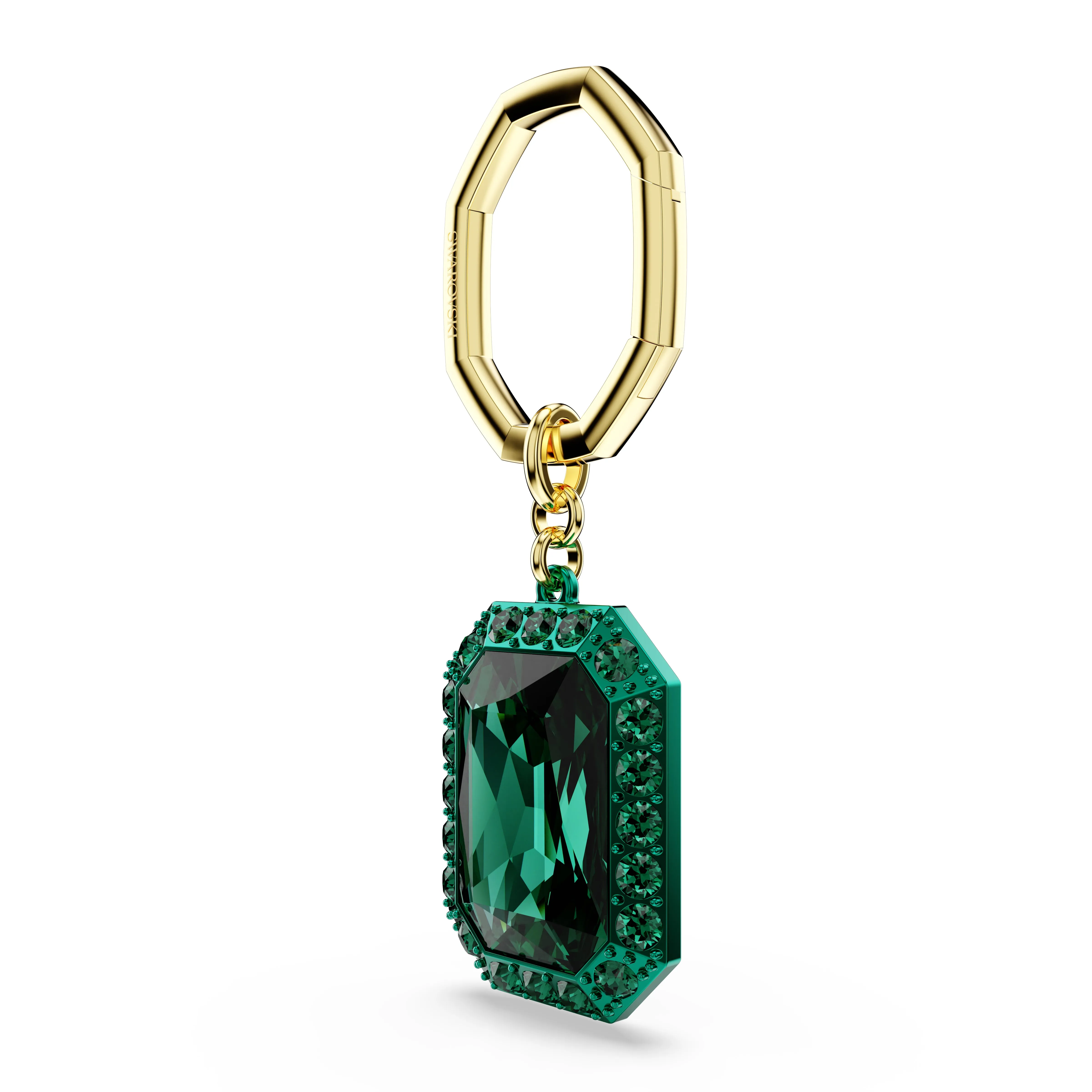 Emerald Key Ring by Swarovski