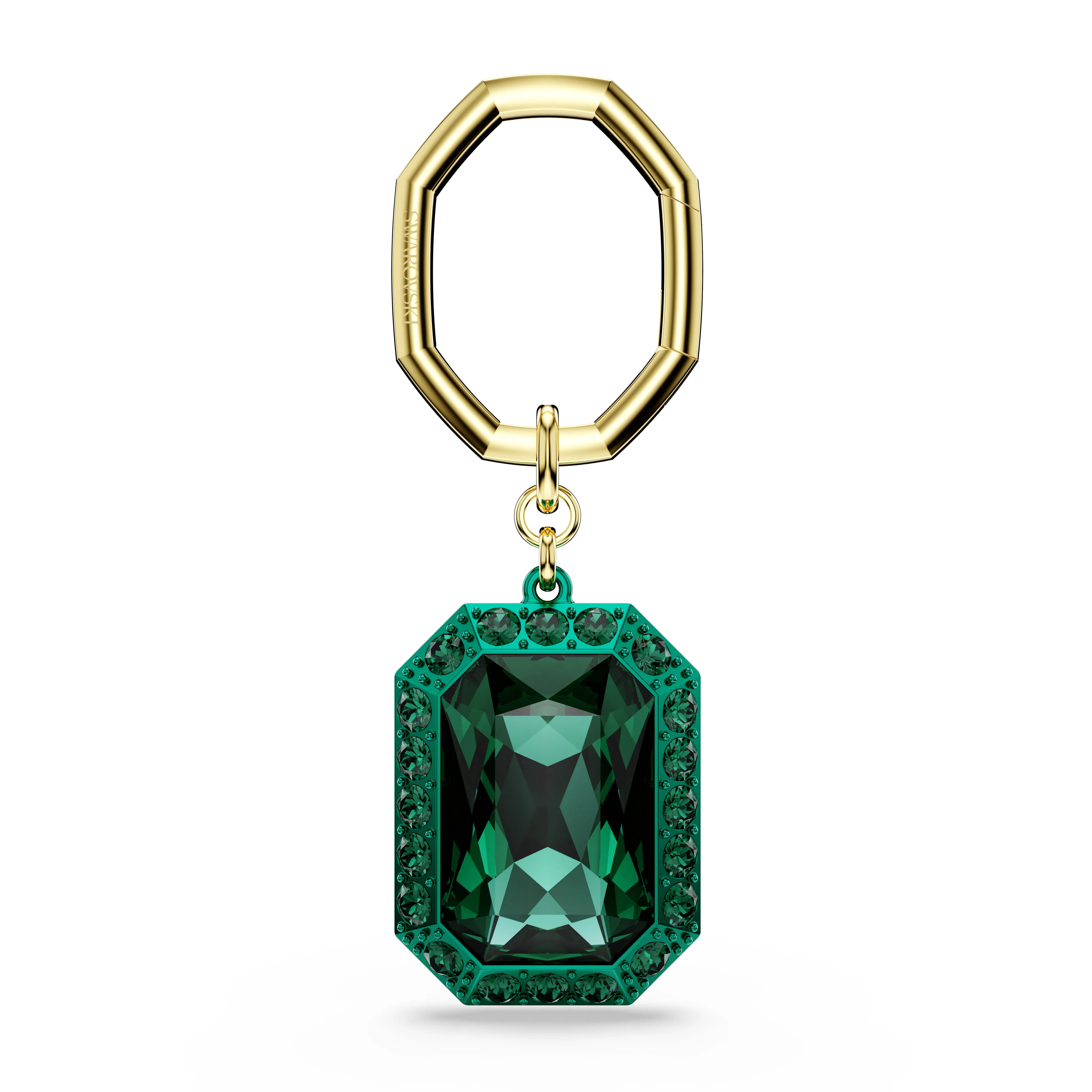 Emerald Key Ring by Swarovski