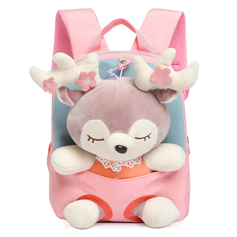 Enchanted Plush Doll Backpack for Kids - Ideal for Nursery Fun!