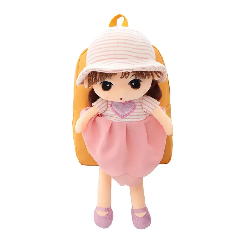 Enchanted Plush Doll Backpack for Kids - Ideal for Nursery Fun!