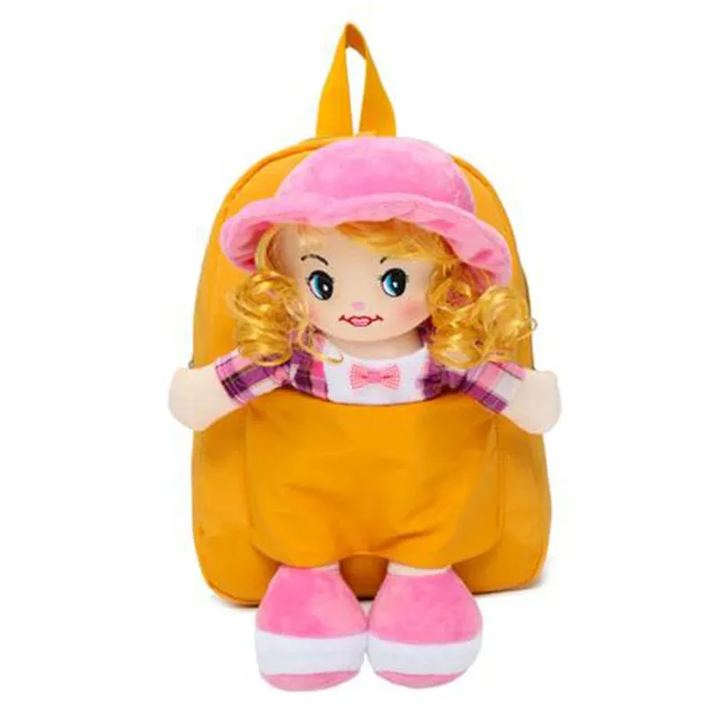 Enchanted Plush Doll Backpack for Kids - Ideal for Nursery Fun!