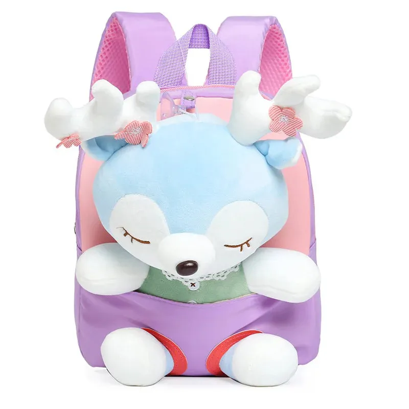 Enchanted Plush Doll Backpack for Kids - Ideal for Nursery Fun!