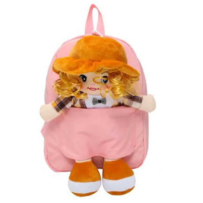 Enchanted Plush Doll Backpack for Kids - Ideal for Nursery Fun!