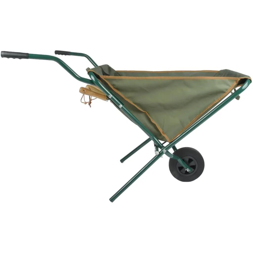 Esschert Design Folding Wheelbarrow Green GT138