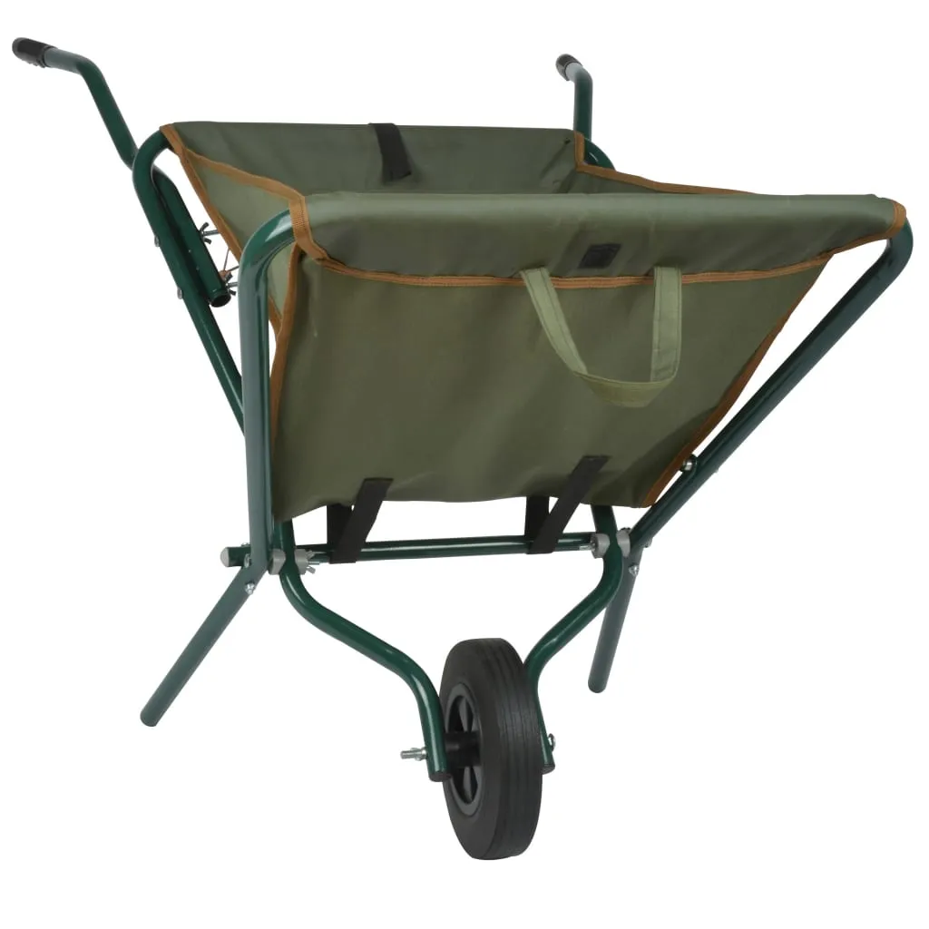 Esschert Design Folding Wheelbarrow Green GT138