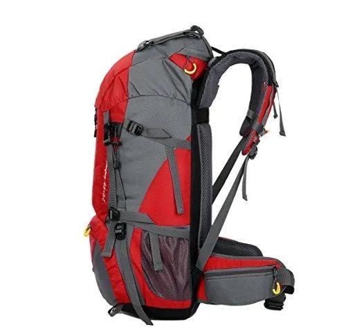 Esup Hiking Backpack, 50L Mountaineering Backpack with 45L 5L Rain Cover