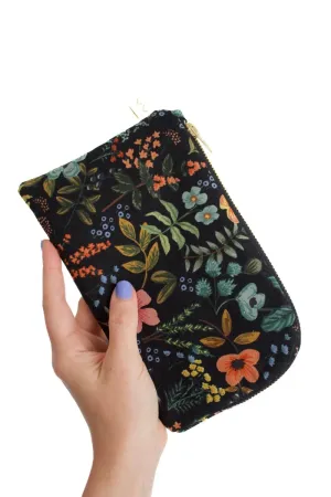 Evening Wildflower Canvas Everyday Plus Travel Pouch