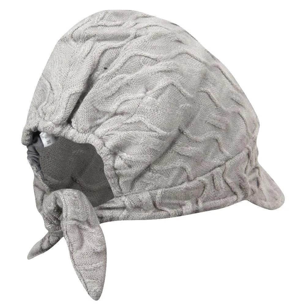 Fabseasons Light Grey Foldable Cotton Fancy Cap