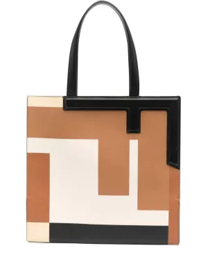 FENDI Medium Flip Tote Handbag