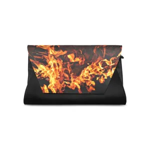 Fire flames Elegant Clutch Bag,Evening Bag/Purse/Handbag,Gift for Christmas/Thanksgiving/Birthday/Anniversary/Graduation/Party accessories