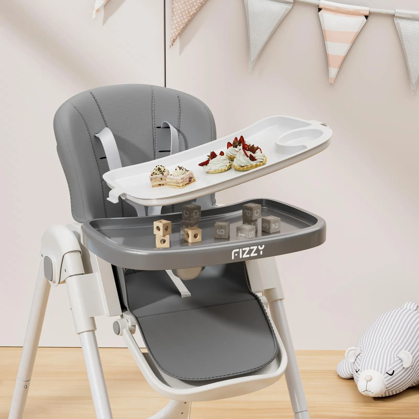 Fizzy Foldable, Adjustable and Compact High Chair