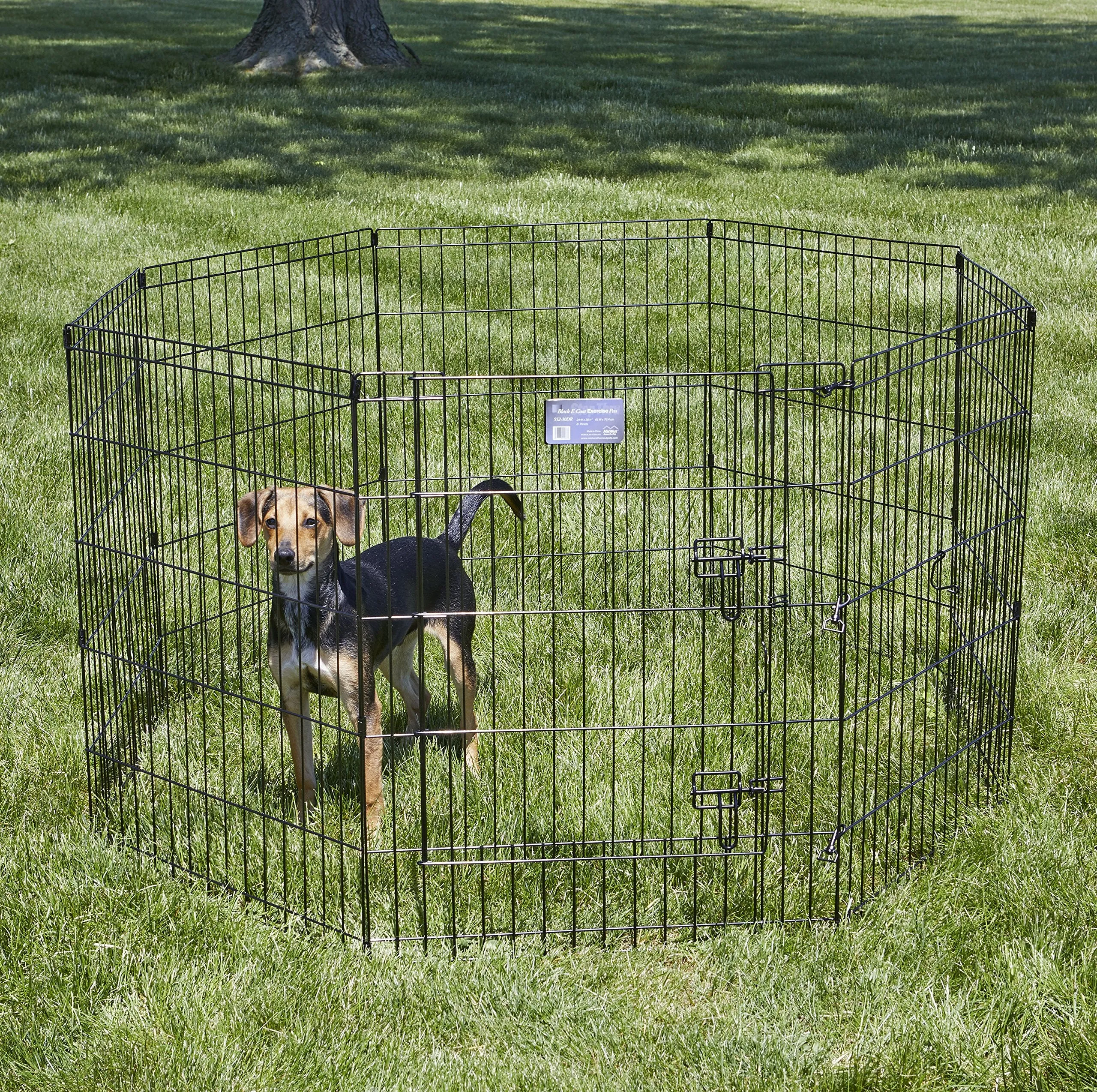 Foldable Metal Pet Playpen with Door