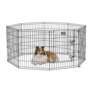 Foldable Metal Pet Playpen with Door