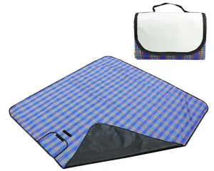 Foldable Outdoor Picnic Blanket - Blue