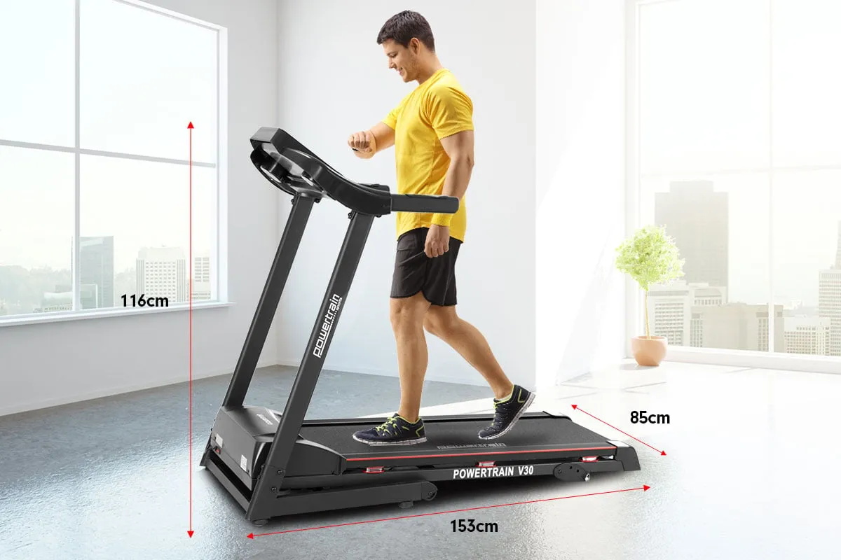 Foldable Treadmill 1.5hp Manual Incline 12 Programs - Powertrain