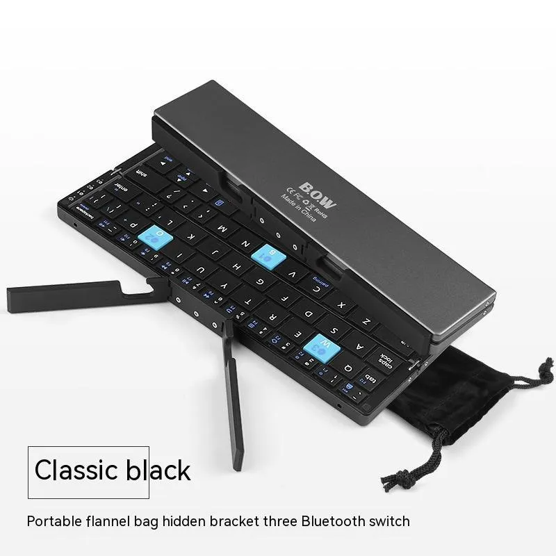 Folding Bluetooth Keyboard And Mouse Set Apple Android Suitable For Tablet Hands