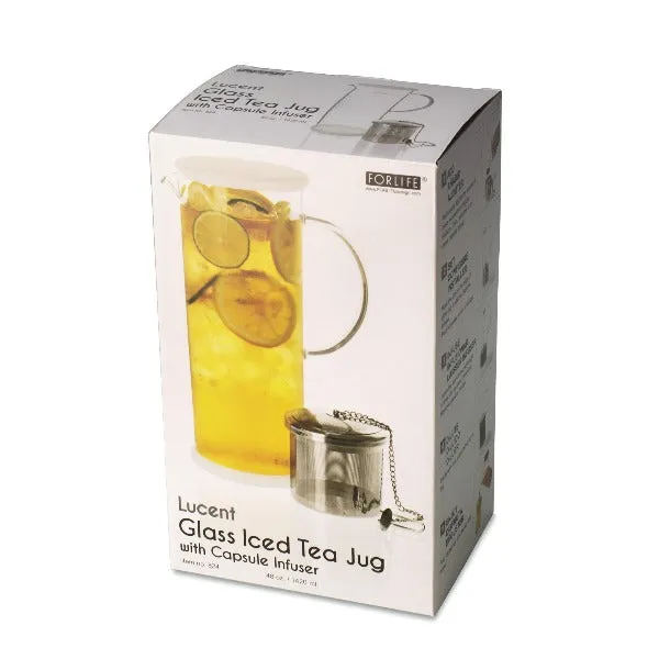 FORLIFE Lucent Tea Jug with Capsule Infuser