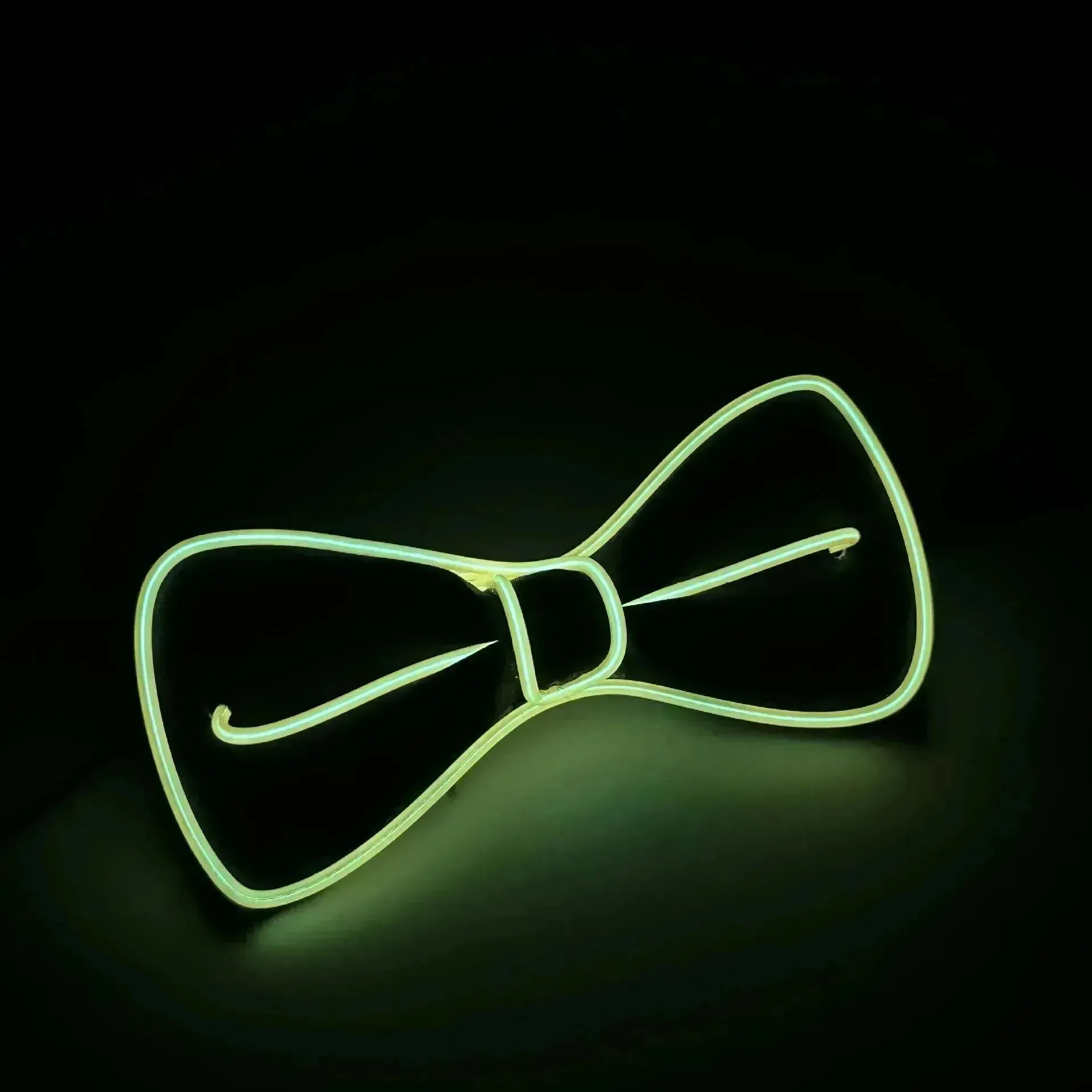 Glow Up Men's Bow Suspenders - Illuminate Your Style for Events and Festivals!