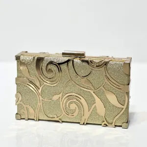 Golden Intricacies Clutch