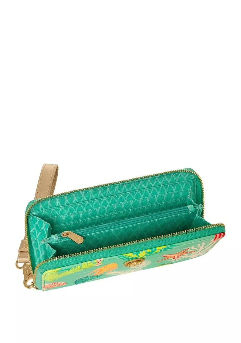 Golden Mermaid Wrist Wallet