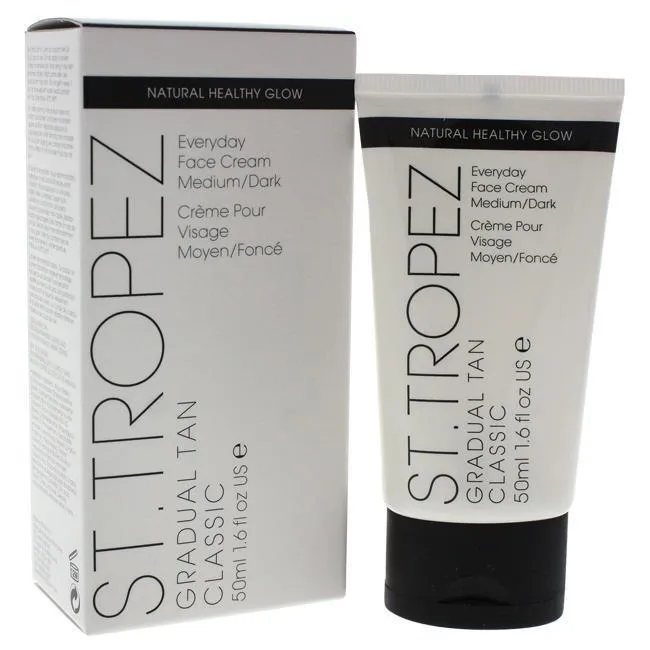 Gradual Tan Classic Everyday Face Cream - Medium/Dark by St. Tropez for Unisex - 1.6 oz Cream