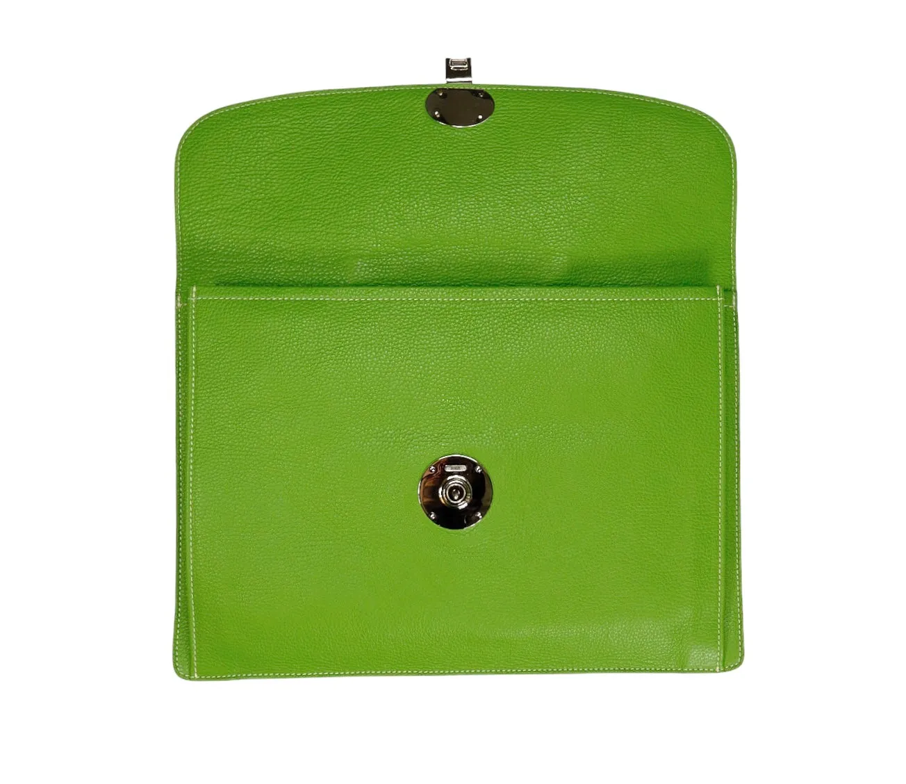 Green Grained Light Briefcase