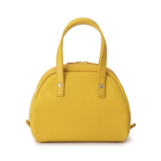 Handbag - Bowling Bag Design / Mustard Yellow -