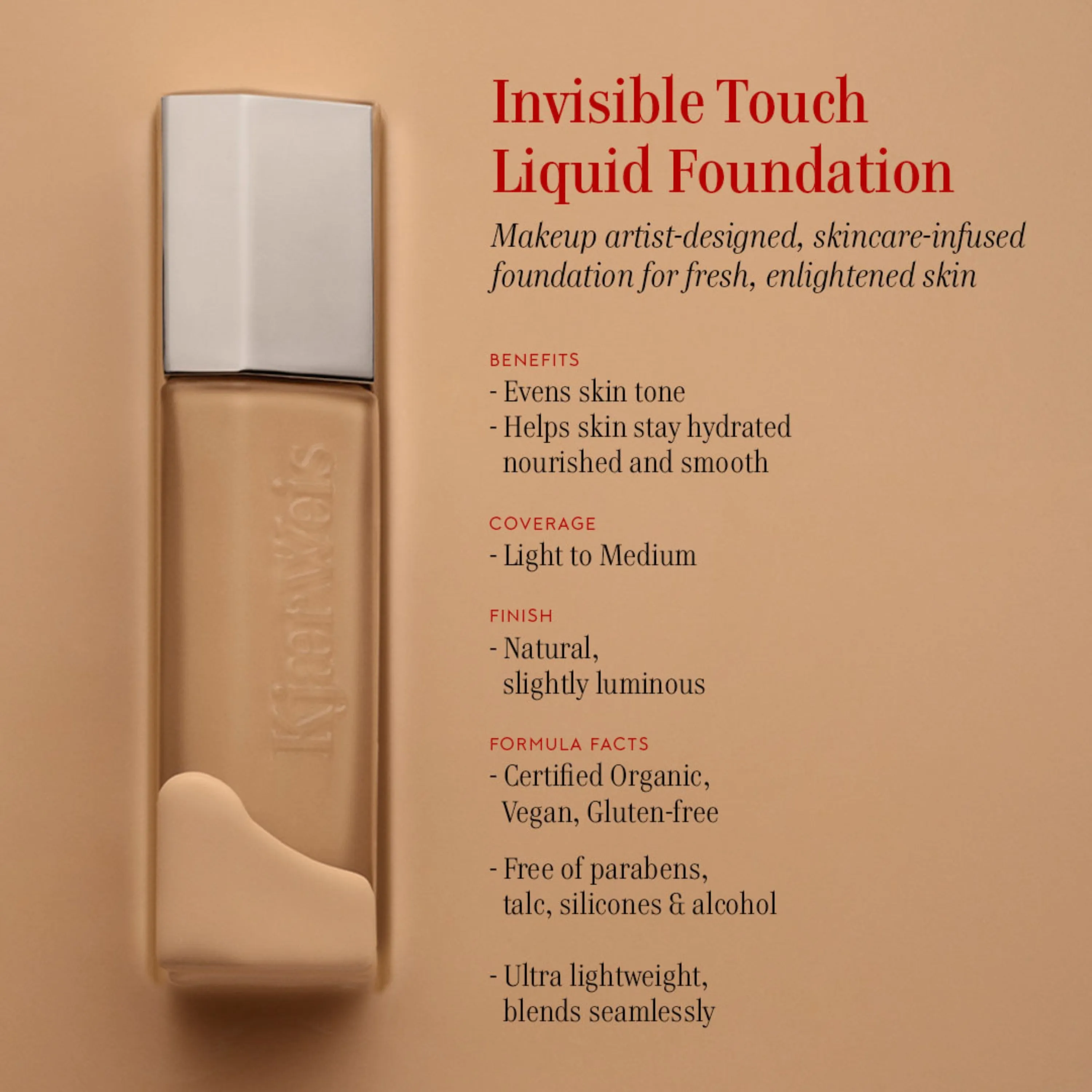 Invisible Touch Liquid Foundation--D320/Delicate