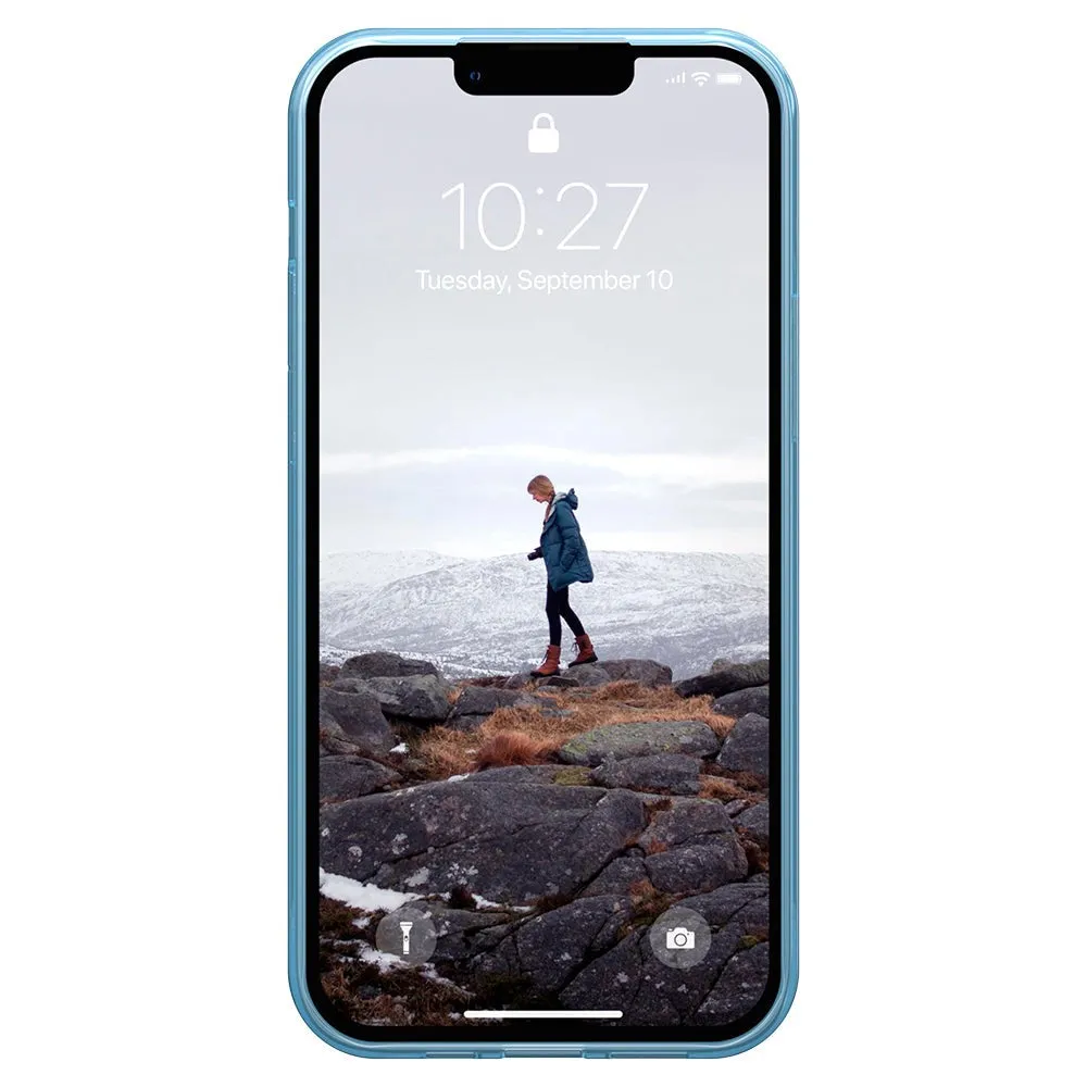 iPhone 13 Pro UAG [U] Lucent Series Cover - Cerulean - Gennemsigtig / Blå