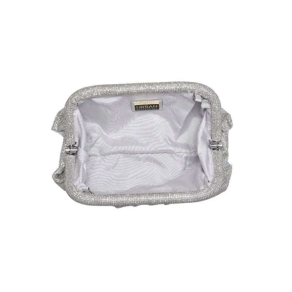 Irina Evening Bag | Silver