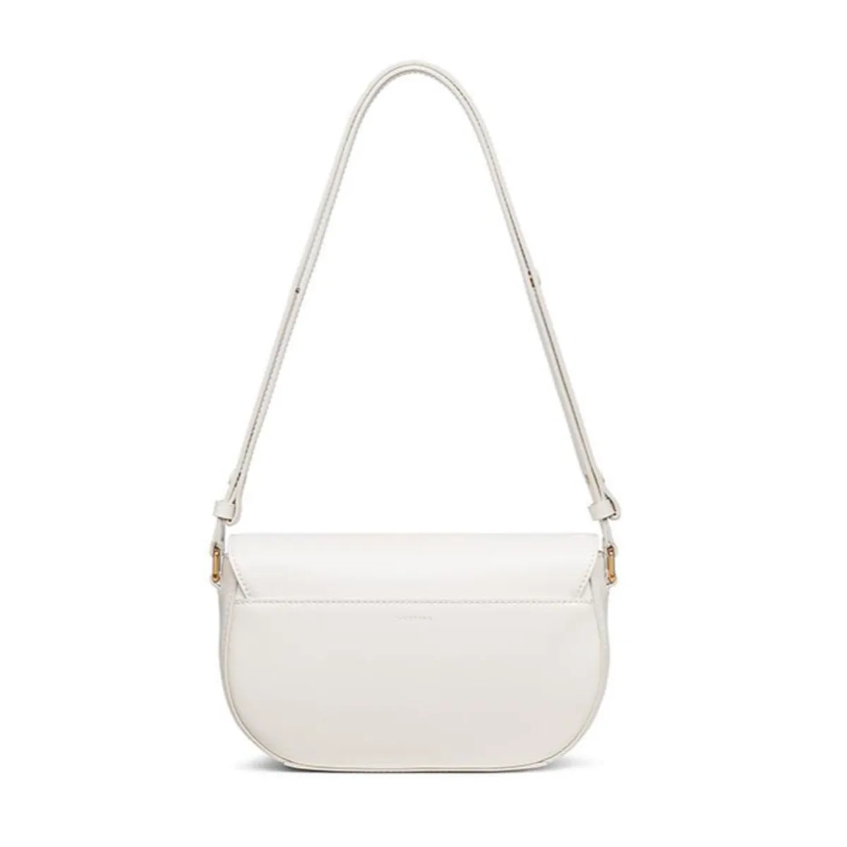 J.ESTINA Classic Leather Bag Ivory HAZEL Line Shoulder Crossbody Bag with Adjustable Length Strap / from Seoul, Korea