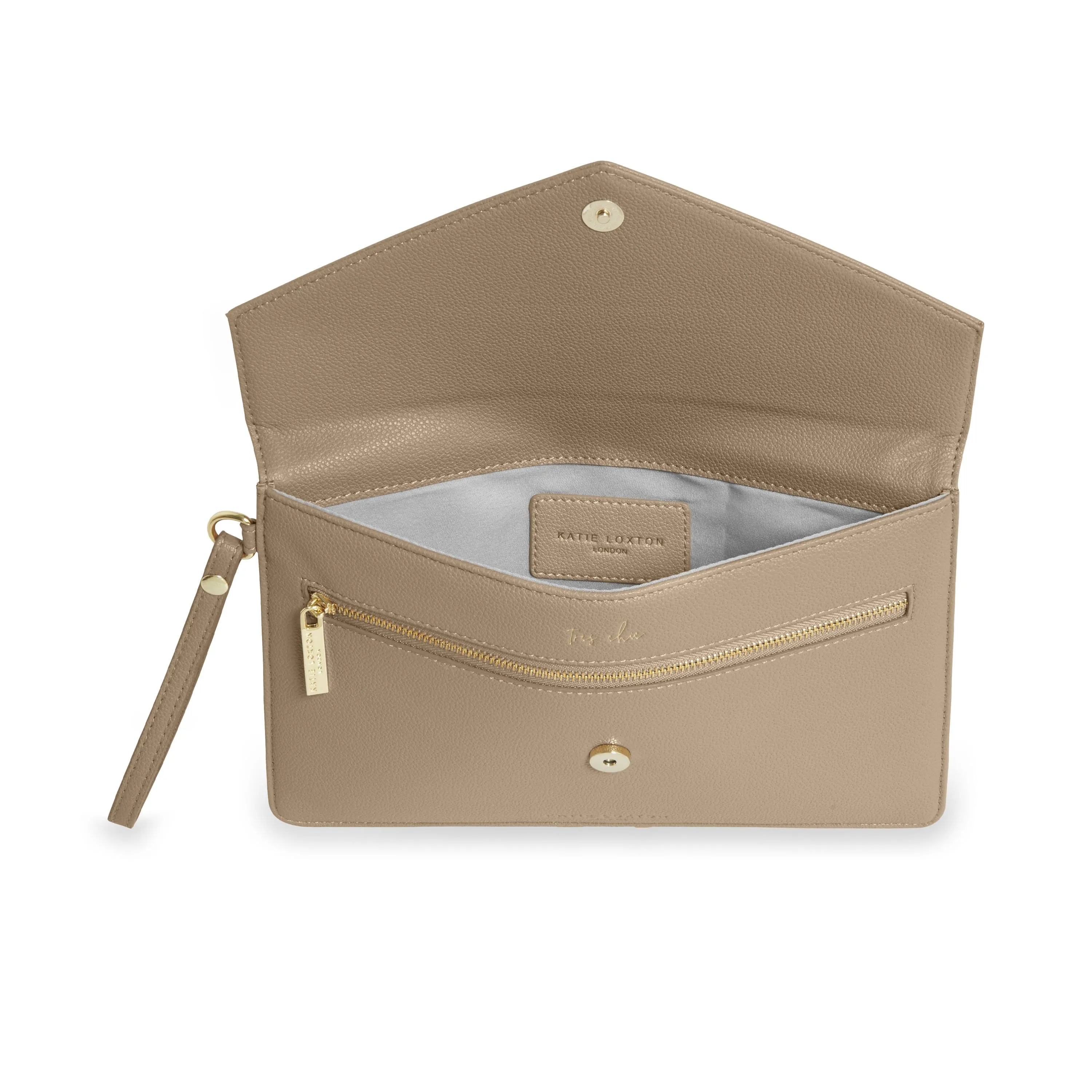 Katie Loxton Esme Envelope Taupe Clutch Bag KLB794 S