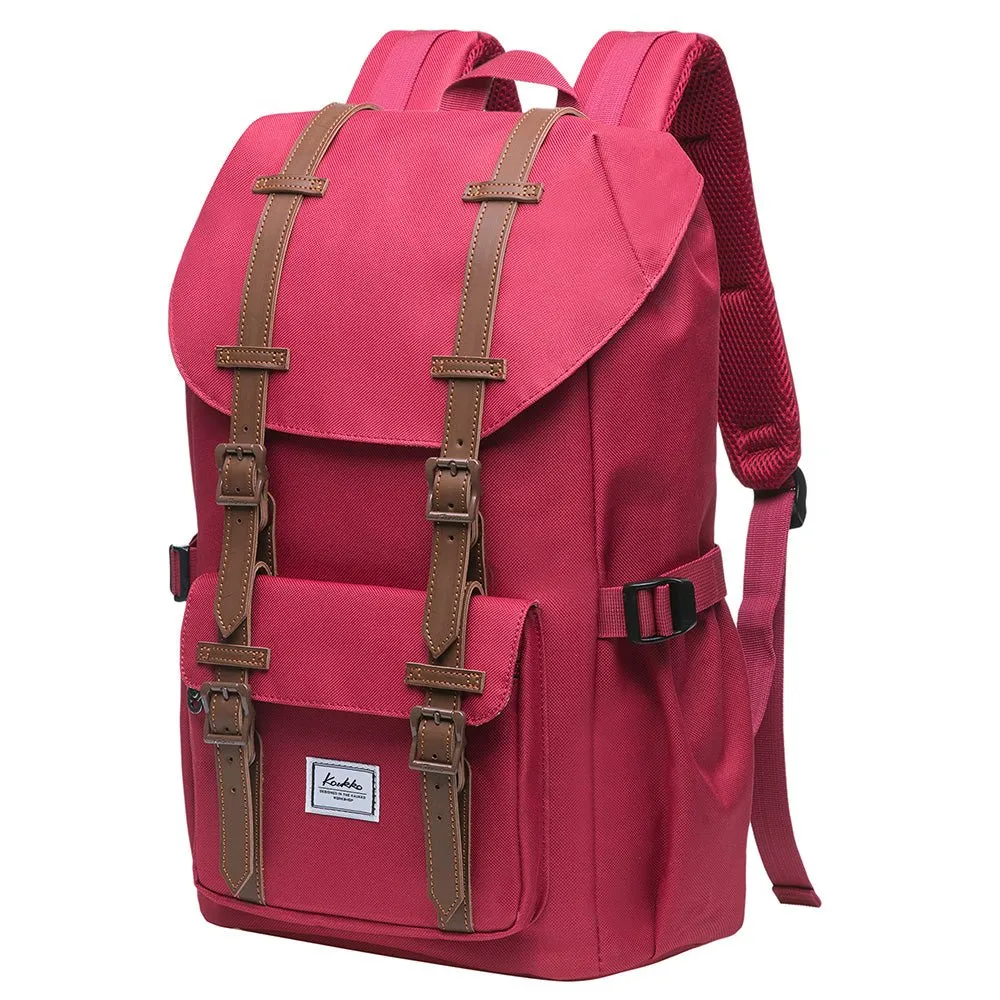 KAUKKO Backpack for city trips, EP5-7 ( Red / 16.1L )