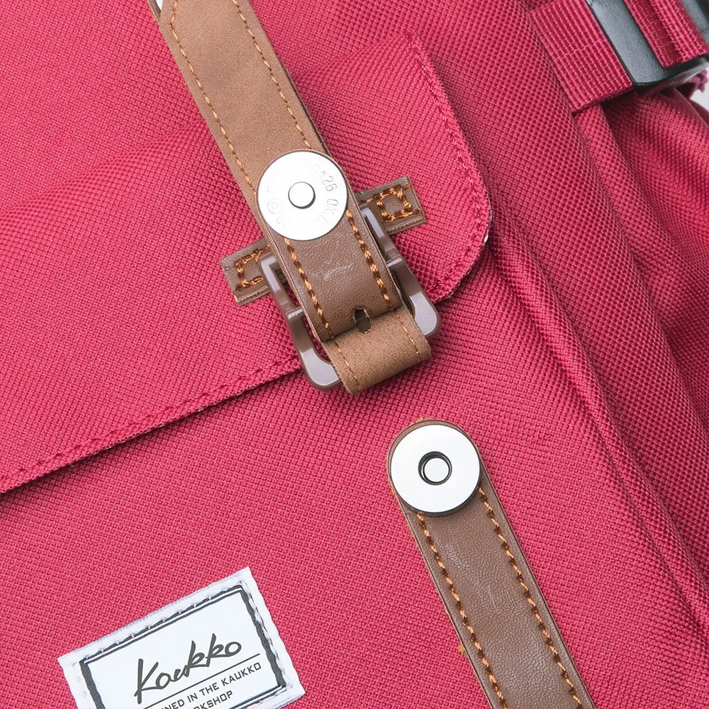 KAUKKO Backpack for city trips, EP5-7 ( Red / 16.1L )