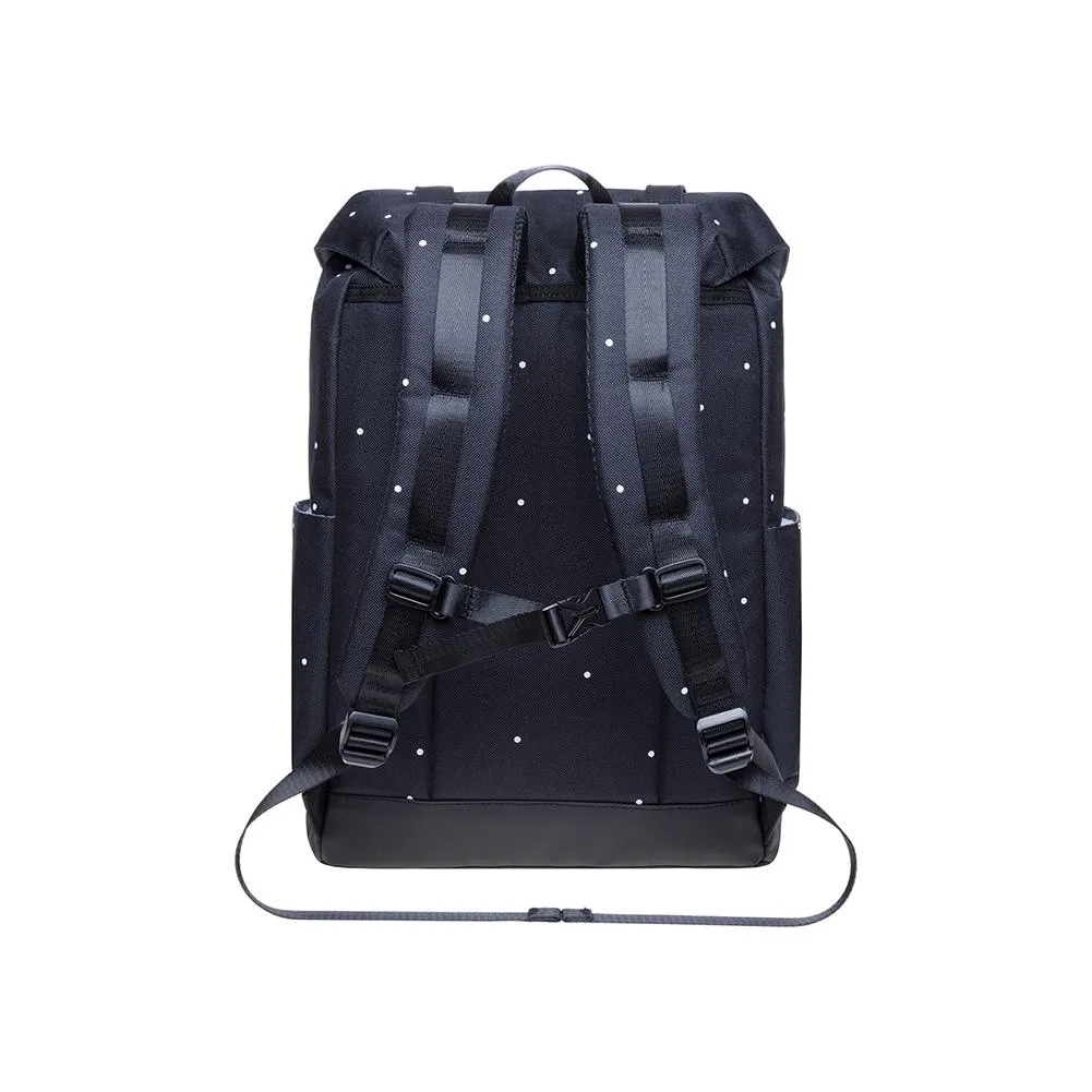 KAUKKO Backpack for city trips, KS12-2 ( Point Black /20.6 L  )