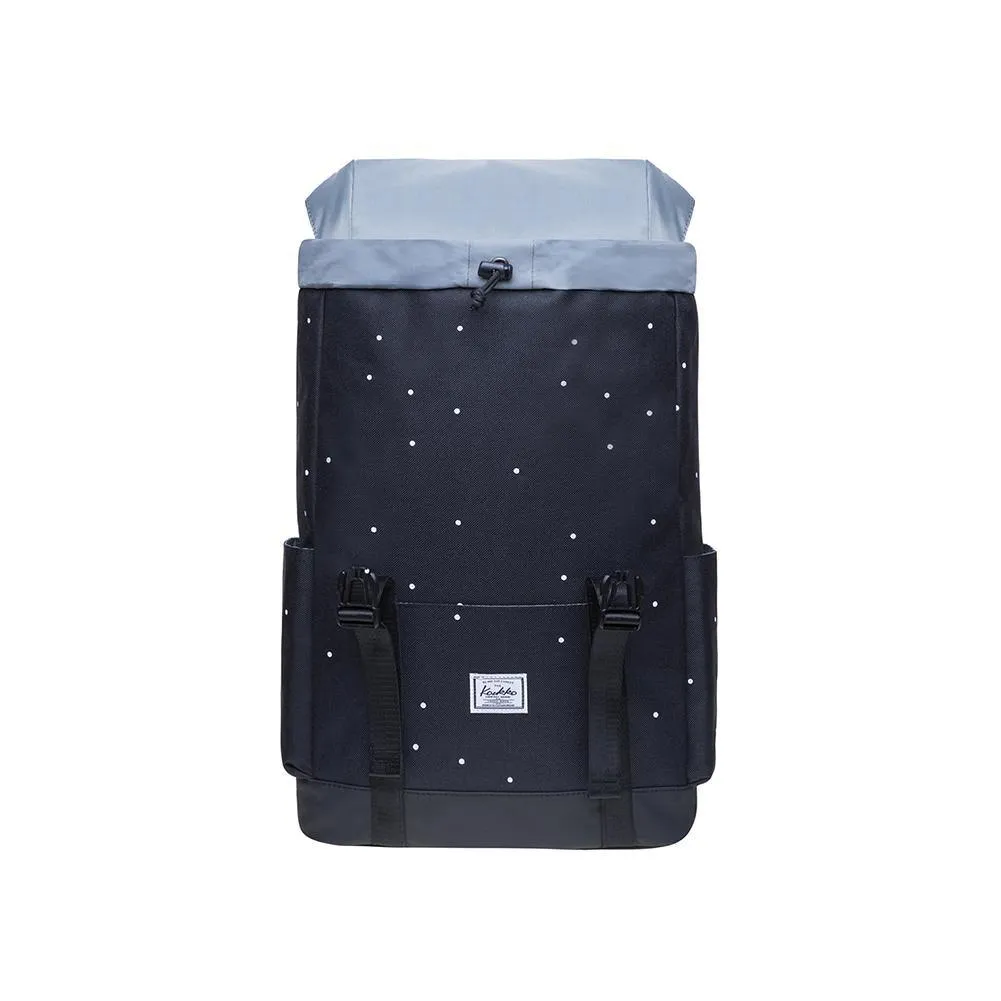 KAUKKO Backpack for city trips, KS12-2 ( Point Black /20.6 L  )