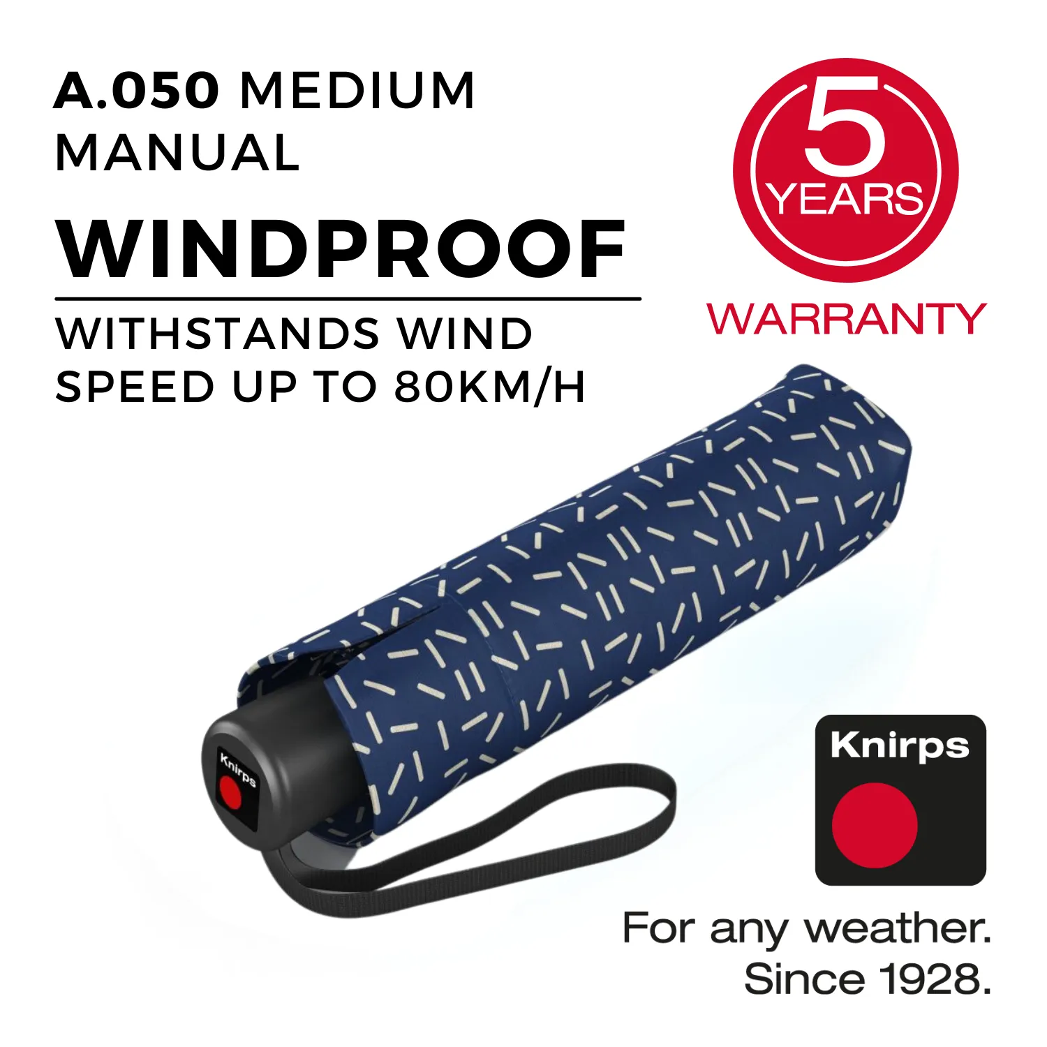 Knirps A.050 Medium Manual Umbrella