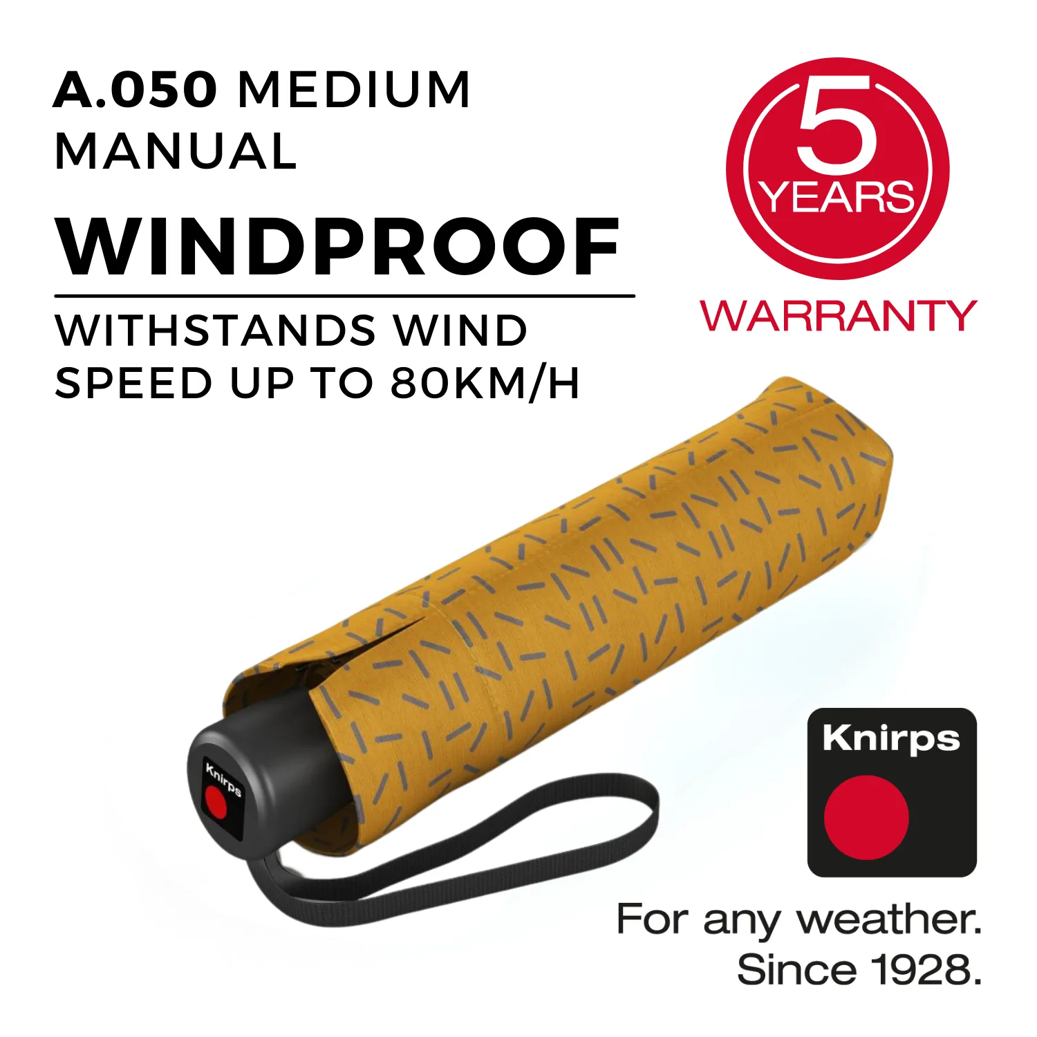 Knirps A.050 Medium Manual Umbrella